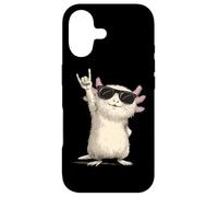 Axolotl avec Lunettes de Soleil Rock on Fun Coque pour iPhone 17