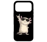 Axolotl avec Lunettes de Soleil Rock on Fun Coque pour iPhone 17 Pro Max