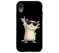 Axolotl avec Lunettes de Soleil Rock on Fun Coque pour iPhone XR