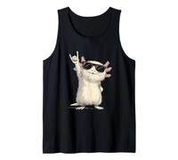 Axolotl avec Lunettes de Soleil Rock on Fun Débardeur