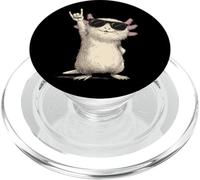 Axolotl avec Lunettes de Soleil Rock on Fun PopSockets PopGrip pour MagSafe