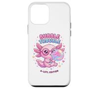 Axolotl Blowing Bubble Chewing Gum Bubble Trouble, Axolotl Coque pour iPhone 12 Mini
