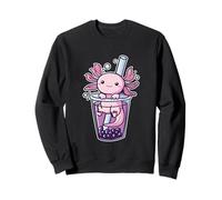 Axolotl Bubble Tea Boba Tea Kawaii Rosa Sweatshirt