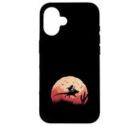 Axolotl Cow-Boy Coucher de Soleil Far West Coque pour iPhone 16