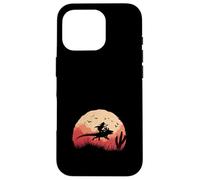 Axolotl Cow-Boy Coucher de Soleil Far West Coque pour iPhone 16 Pro
