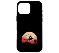 Axolotl Cow-Boy Coucher de Soleil Far West Coque pour iPhone 16 Pro Max