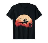 Axolotl Cow-Boy Coucher de Soleil Far West T-Shirt