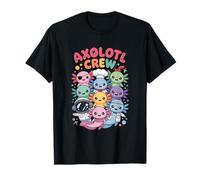 Axolotl Crew - Dessin animé avec différents métiers T-Shirt