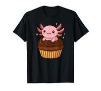 Axolotl Cupcake Kawaii Mignon Rose Pastel Cuisson Animal T-Shirt