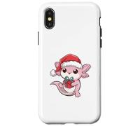 Axolotl de Noël amusant pour hommes, femmes, enfants Coque pour iPhone X/XS