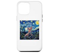 Axolotl Fish Prehistoric Starry Night Van Gogh Style Coque pour iPhone 12 Pro Max