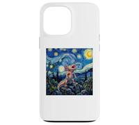 Axolotl Fish Prehistoric Starry Night Van Gogh Style Coque pour iPhone 13 Pro Max