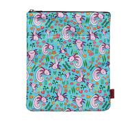 Axolotl Gifts Protège-livre avec fermeture éclair et poche avant pour livre de poche 27,9 x 21,6 cm