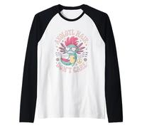 Axolotl Hair Don't Care Cute Cool Style Manche Raglan