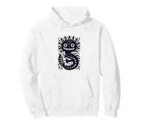 Axolotl Horreur Gravure Bois Gothique Art Sweat à Capuche