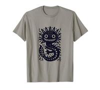 Axolotl Horreur Gravure Bois Gothique Art T-Shirt