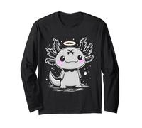 Axolotl Kawaii Horreur Ange Mignon Creepy Design Manche Longue