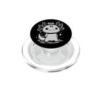 Axolotl Kawaii Horreur Ange Mignon Creepy Design PopSockets PopGrip pour MagSafe