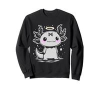 Axolotl Kawaii Horreur Ange Mignon Creepy Design Sweatshirt