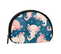 Axolotl Kawaii, Petite Trousse de Rangement pour Serviettes hygiéniques, Porte-Monnaie pour Femme