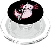 Axolotl Lecteur de Clarinette Basse pour Enfant PopSockets PopGrip pour MagSafe