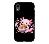 Axolotl Manger Ramen Sakura Cherry Blossom Nouilles japonaises Coque pour iPhone XR
