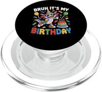 Axolotl Master Builder Blocks Bricks Brush C'est Mon Anniversaire PopSockets PopGrip pour MagSafe