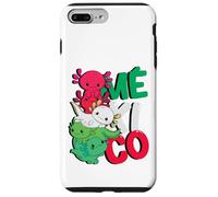 Axolotl Patriotic Mexican Culture Aztec Ajolote Mexicano Coque pour iPhone 7 Plus/8 Plus