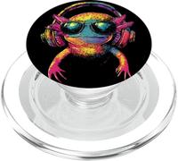 Axolotl Petit Triton à Dents Transversales Queue Axolotl PopSockets PopGrip pour MagSafe