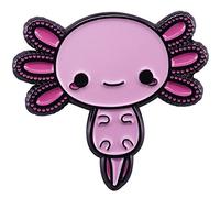 Axolotl Pin Hexagon Fish Broche Rose Amphibian Axolotl Badge Marine Animal Bijoux Mignonnes Épingles Femmes Femmes Petite Amie Cadeau