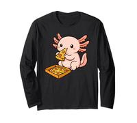 Axolotl Pizza Zoo pour Les Amoureux des Animaux Manche Longue