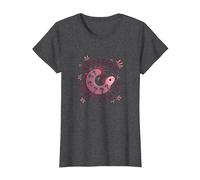 Axolotl Pose des Questions sur Tout ce Qui est Mignon et Curieux : Un amphibien T-Shirt, Femme, Chiné Foncé, XS