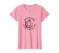 Axolotl Pose des Questions sur Tout ce Qui est Mignon et Curieux : Un amphibien T-Shirt, Femme, Rose, XS