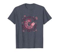 Axolotl Pose des Questions sur Tout ce Qui est Mignon et Curieux : Un amphibien T-Shirt, Homme, Bleu Chiné, XL
