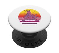 Axolotl Poséidon Trident Symbole Dieu Grec Mythologie PopSockets PopGrip Adhésif