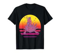 Axolotl Poséidon Trident Symbole Dieu Grec Mythologie T-Shirt