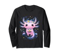 Axolotl Rose Couronne Fleurs Tasse Botan Manche Longue