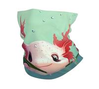 Axolotl Roses 12 Écharpe Demi-Visage Anti-UV Écharpe Tube Ultra-Douce Bandeaux pour Homme Extérieur Femme 25X50Cm