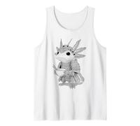 Axolotl Samouraï Ramen Gravure Japonaise Art Débardeur