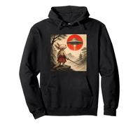 Axolotl Samurai UFO Vintage Japanese Ukiyo-e pour les amoureux des animaux Sweat à Capuche
