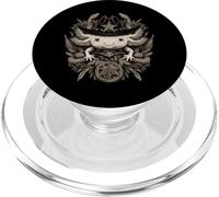 Axolotl Shérif Chapeau Cowboy Serpent Art PopSockets PopGrip pour MagSafe