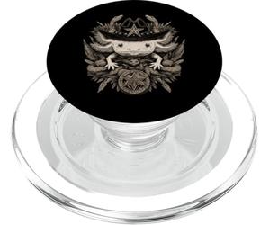Axolotl Shérif Chapeau Cowboy Serpent Art PopSockets PopGrip pour MagSafe