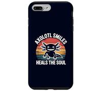 Axolotl Smiles guérit l'âme d'un propriétaire d'animal Vintage Amusant Coque pour iPhone 7 Plus/8 Plus