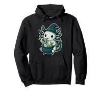 Axolotl Sorcier Ramen Chaudron Style Kawaii Halloween Sweat à Capuche