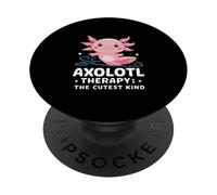 Axolotl Therapy The Cute Kind Axolotls PopSockets PopGrip Adhésif