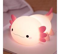 Axolotl Veilleuses Enfants, Veilleuse Animal En Silicone À Intensité Variable, Veilleuse Bébé Rechargeable Avec Fonction Interrupteur Tactile, Décoration De Chambre De Bébé
