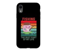 Axolotl Vintage, la Meilleure Partie de ma Vie, Amateur de pêche Coque pour iPhone XR