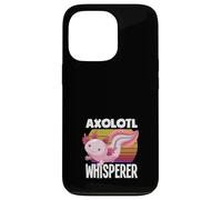 Axolotl Whisperer Axolotl Salamandre Mexicaine Rose Mignonne Coque pour iPhone 13 Pro