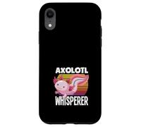 Axolotl Whisperer Axolotl Salamandre Mexicaine Rose Mignonne Coque pour iPhone XR