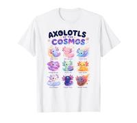 Axolotls du Cosmos Espace Kawaii Mignon Galaxie T-Shirt
